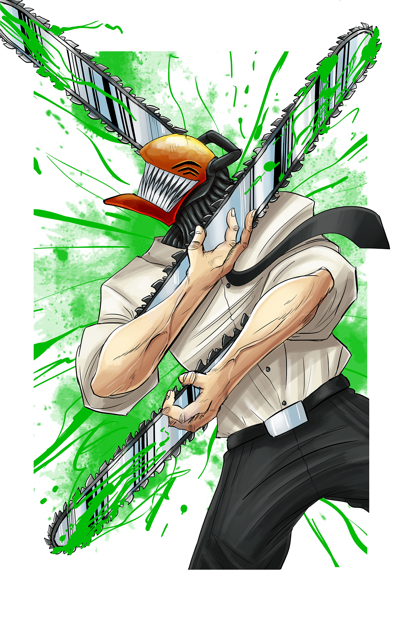 Prints | Chainsaw Hero | 11x17 inches