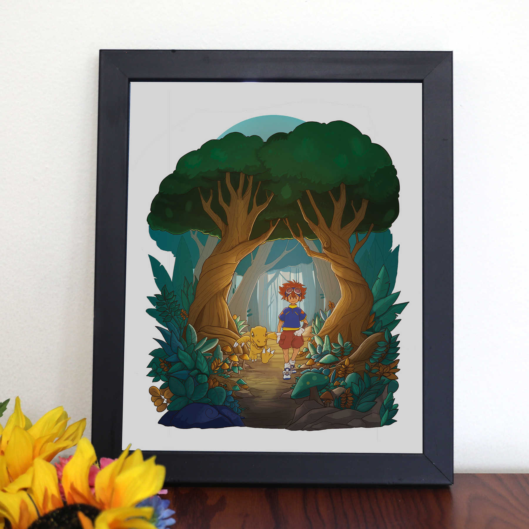 Prints | Digital Forest | 8x10 inches