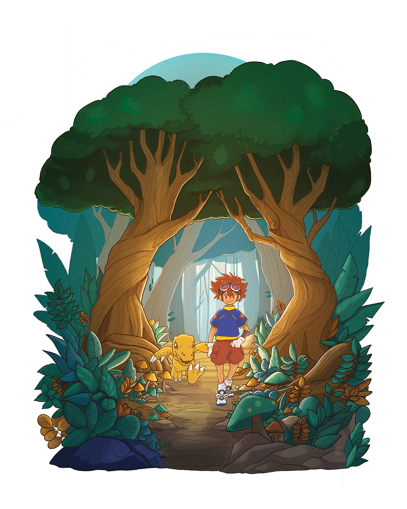 Prints | Digital Forest | 8x10 inches