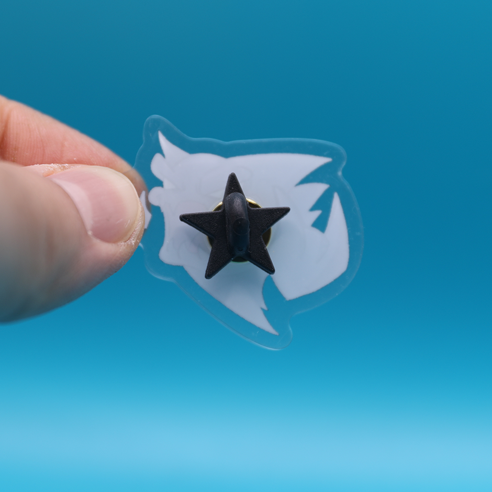 Acrylic Pin | Ghost Hands | 1.5 inch