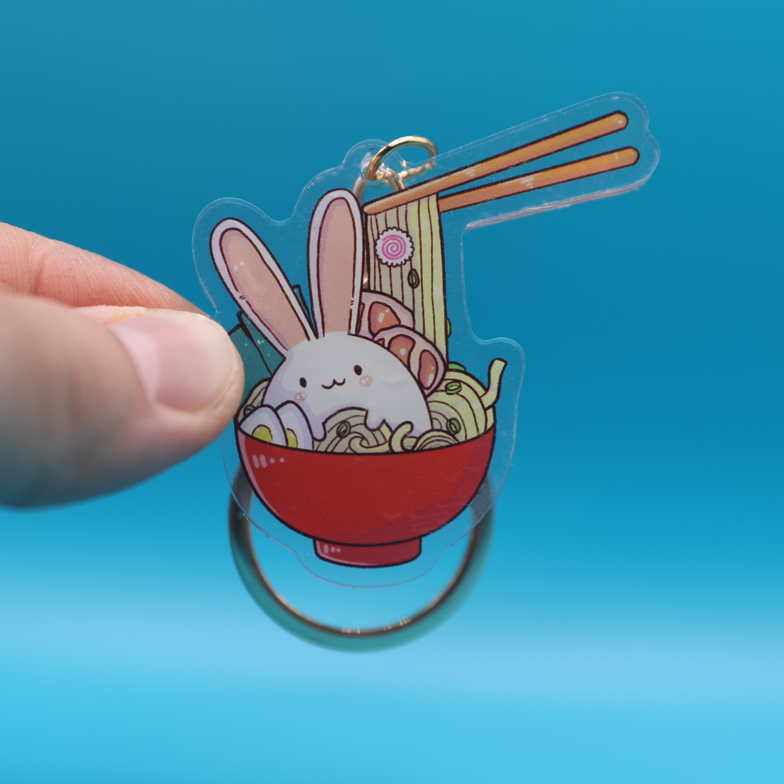 Acrylic Charms |Ramen Bun | 2.5 Inch