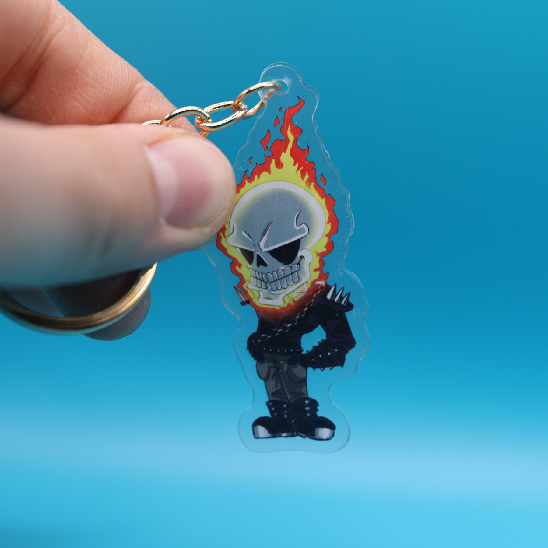 Acrylic Charms | Ghost Rider | 2.5 Inch