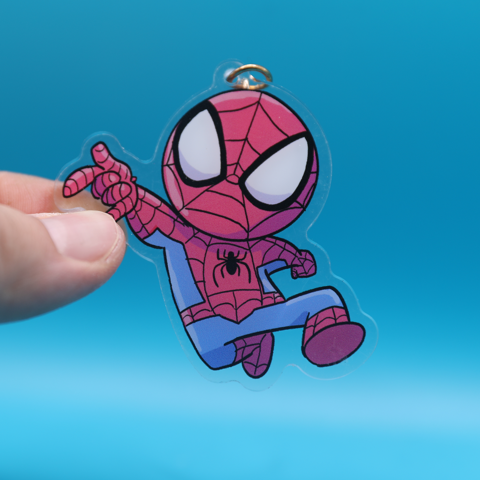 Acrylic Charms | Chibi Spider | 2.5 Inch