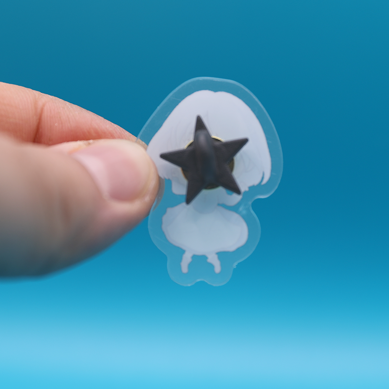 Acrylic Pin | Castle Heroine 1 | 1 Inch