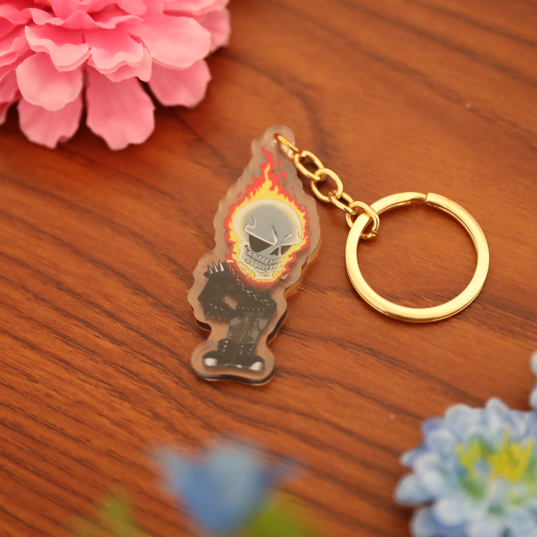 Acrylic Charms | Ghost Rider | 2.5 Inch