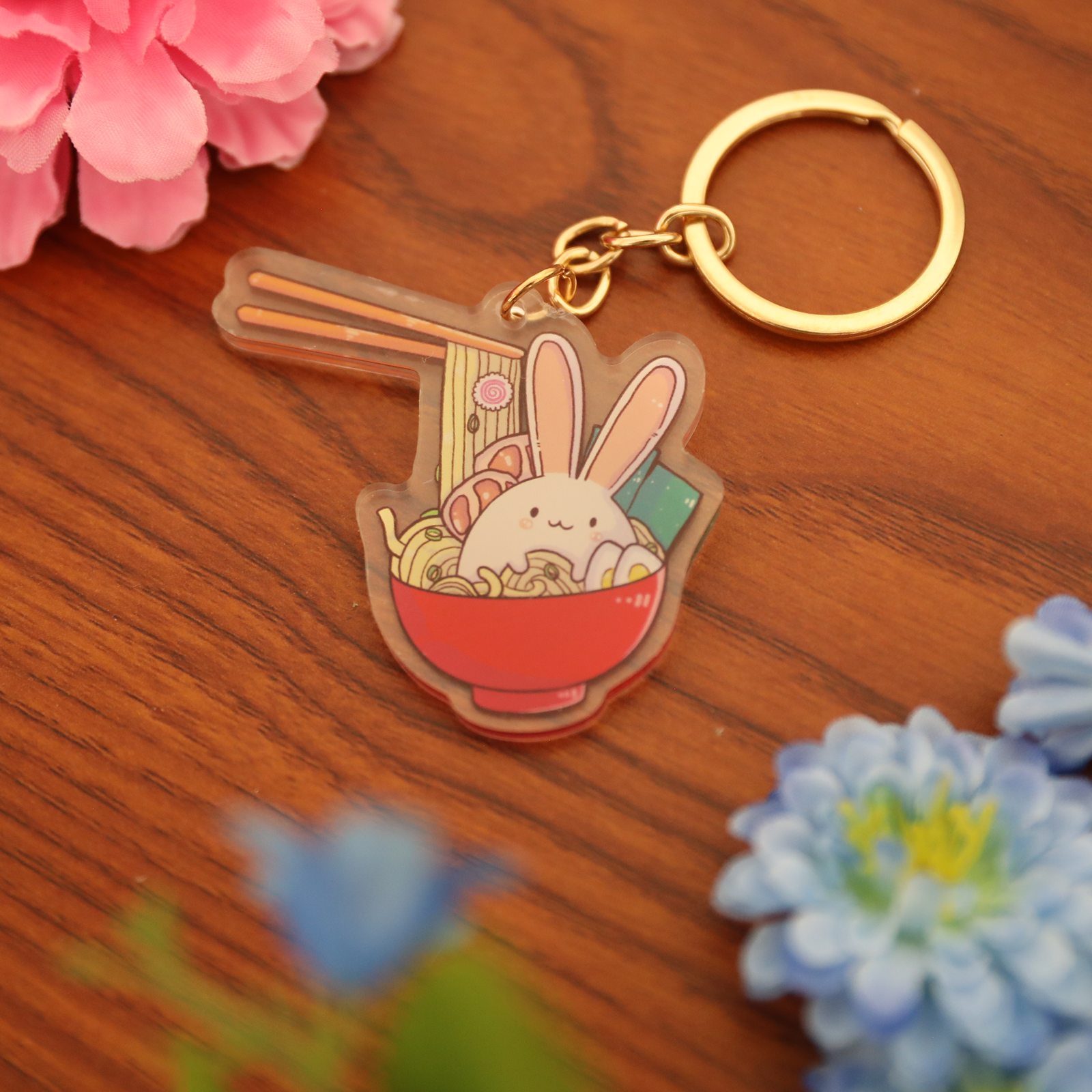 Acrylic Charms |Ramen Bun | 2.5 Inch