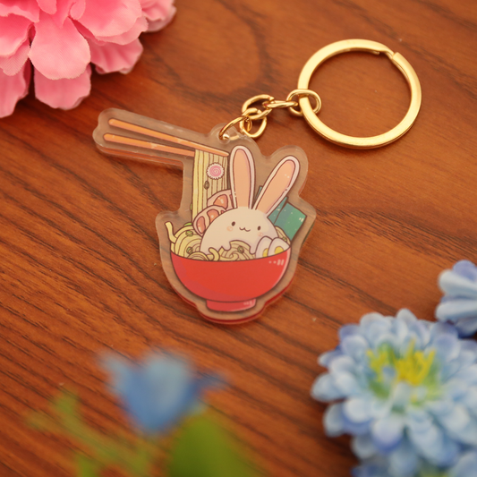 Acrylic Charms |Ramen Bun | 2.5 Inch