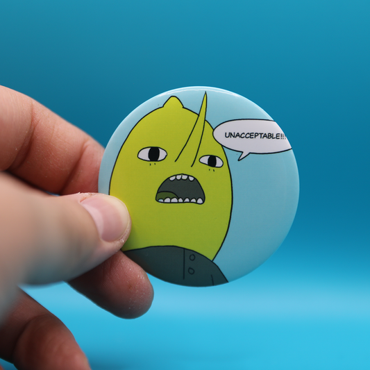 Button Pin | Lemon Man | 2.28 inches