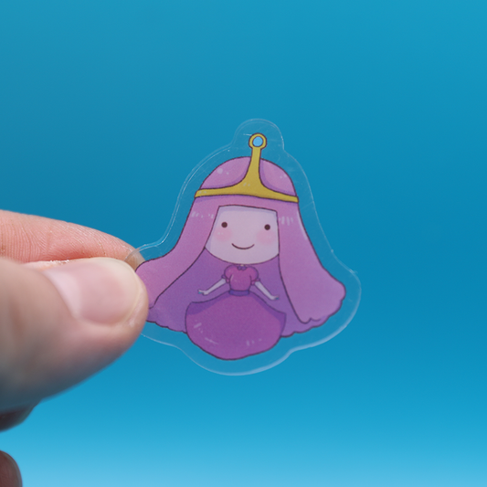 Acrylic Pin | Pink Princess | 1.5 inch