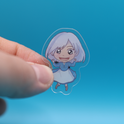 Acrylic Pin | Castle Heroine 1 | 1 Inch