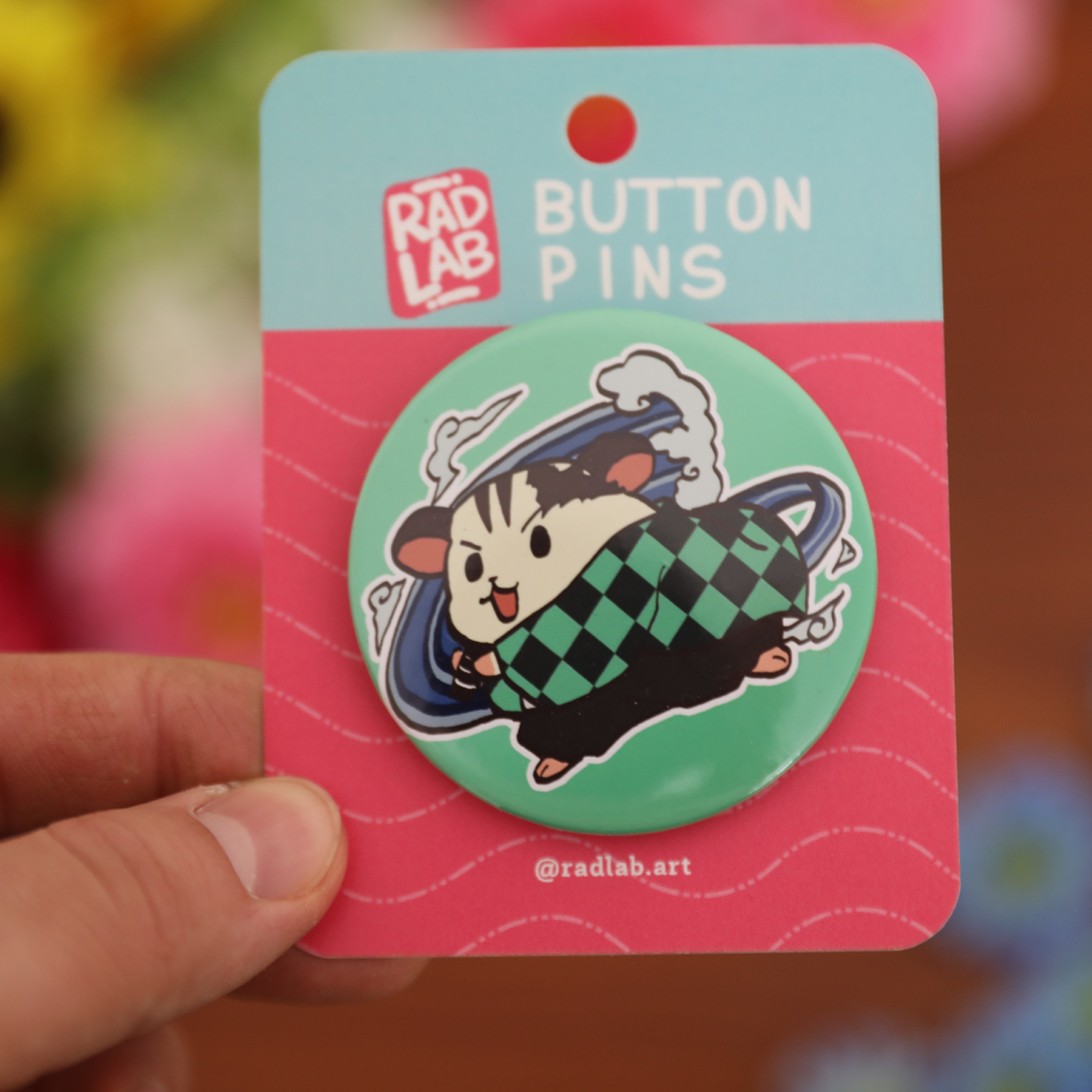 Button Pin | Lab DS Tanjiro | 2.28 inches