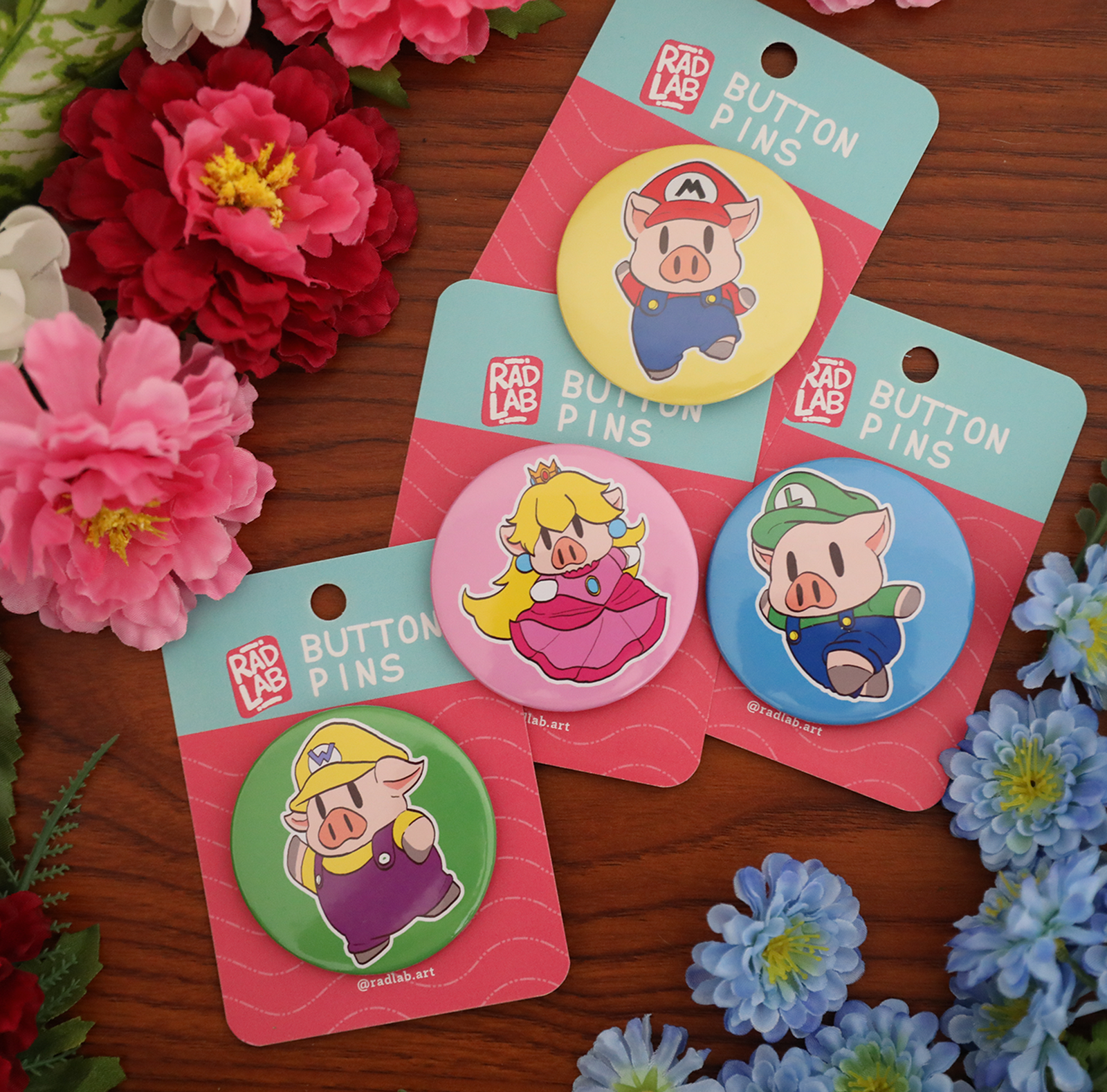 Button Pin| Super Brothers | 2.28 inches | Bundle (edit price and weight)