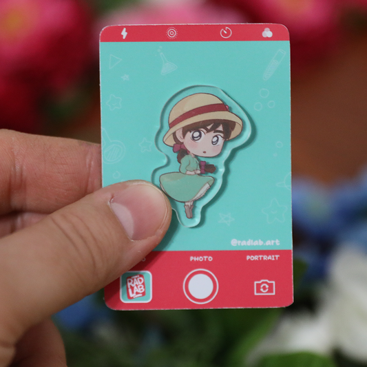 Acrylic Pin | Castle Heroine 2 | 1 Inch