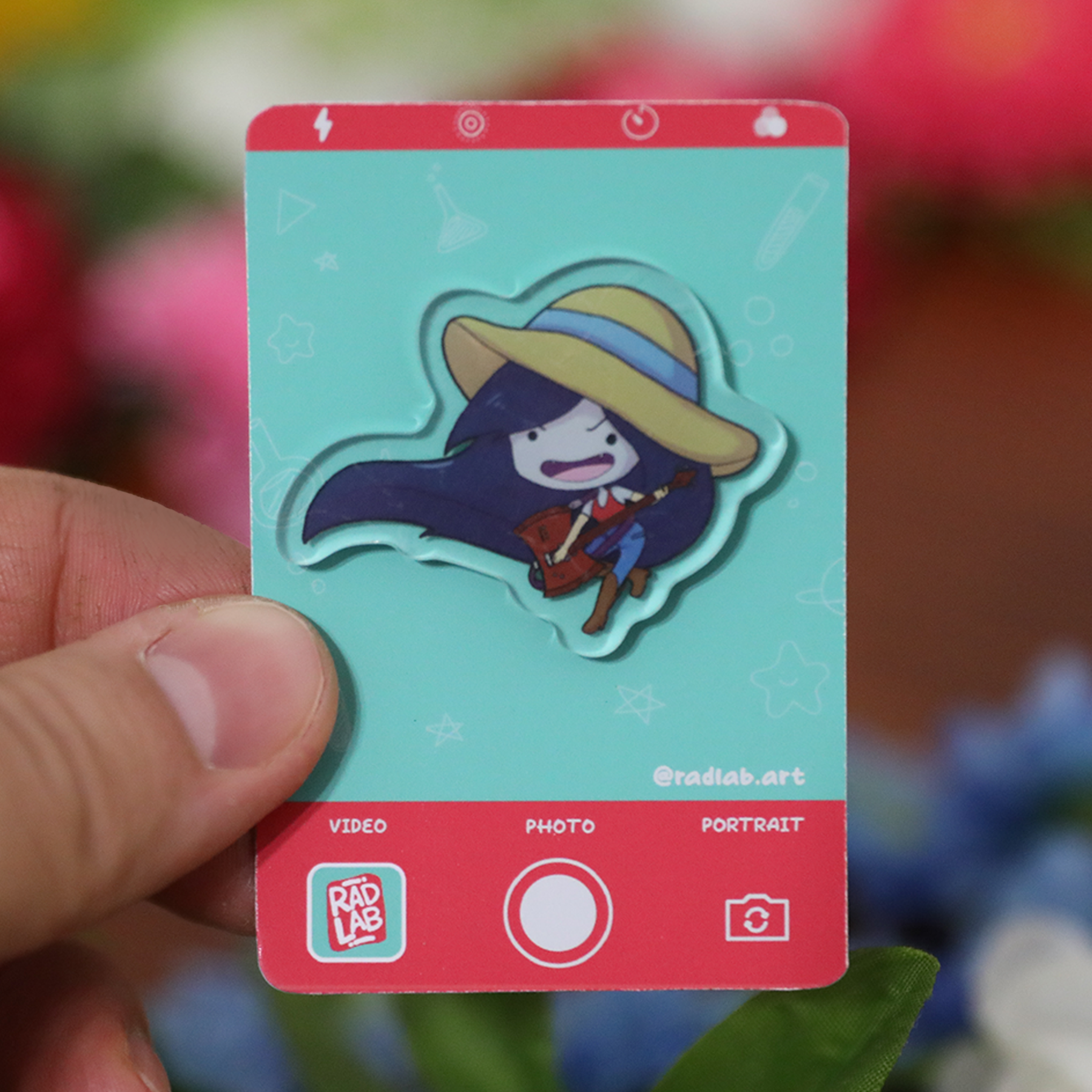 Acrylic Pin | Vampire Queen | 1.5 inch