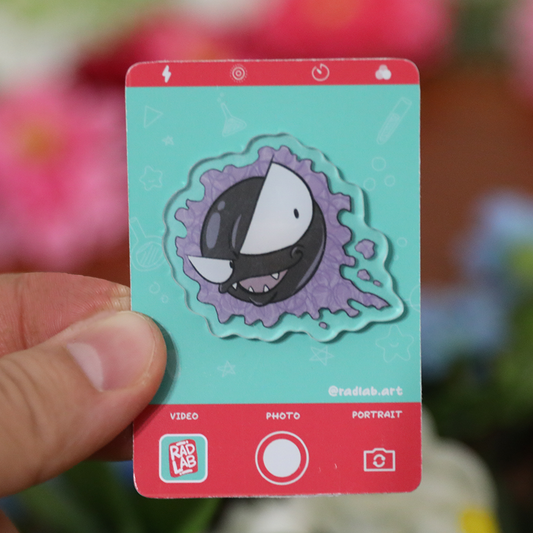 Acrylic Pin | Ghost Gas | 1.5 inch