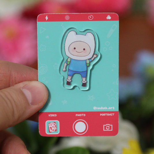 Acrylic Pin | Boy Hero | 1.5 inch