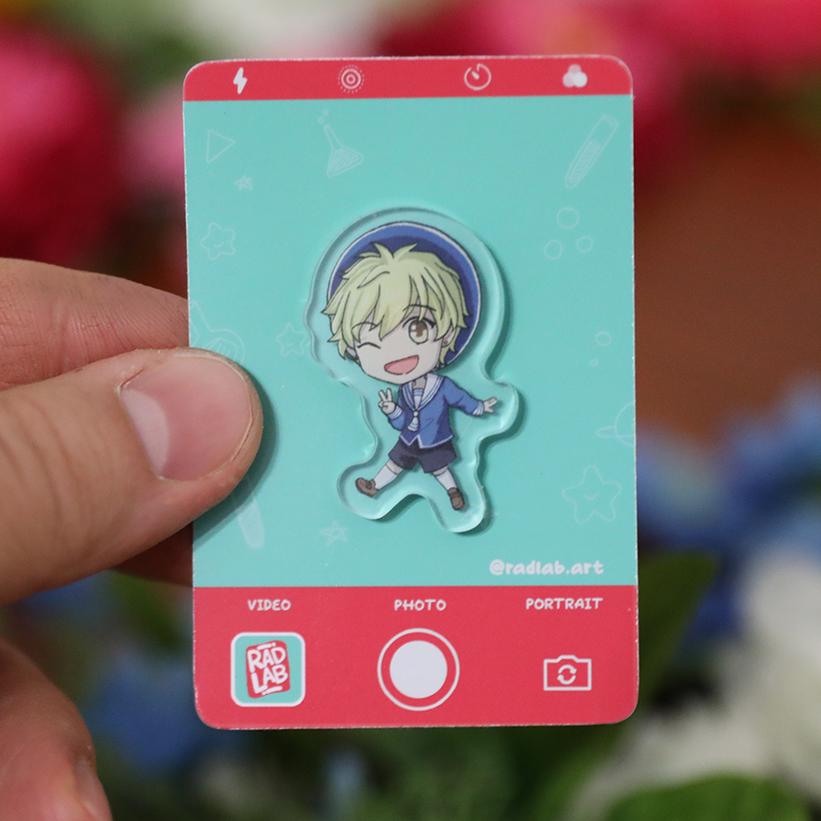 Acrylic Pin  Year of the Rabbit | 1.5 inch