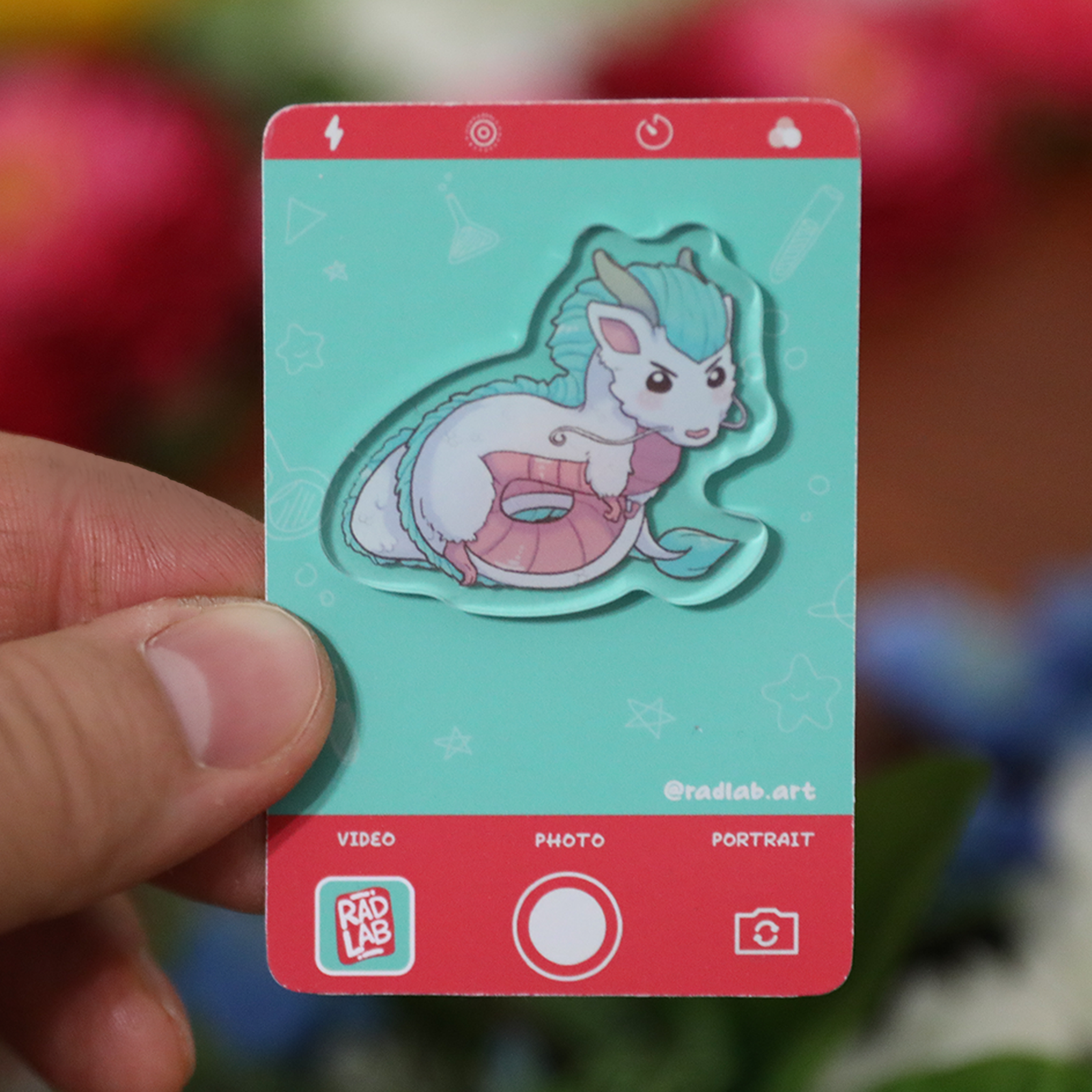 Acrylic Pin | Spirit Dragon | 1.5 inch