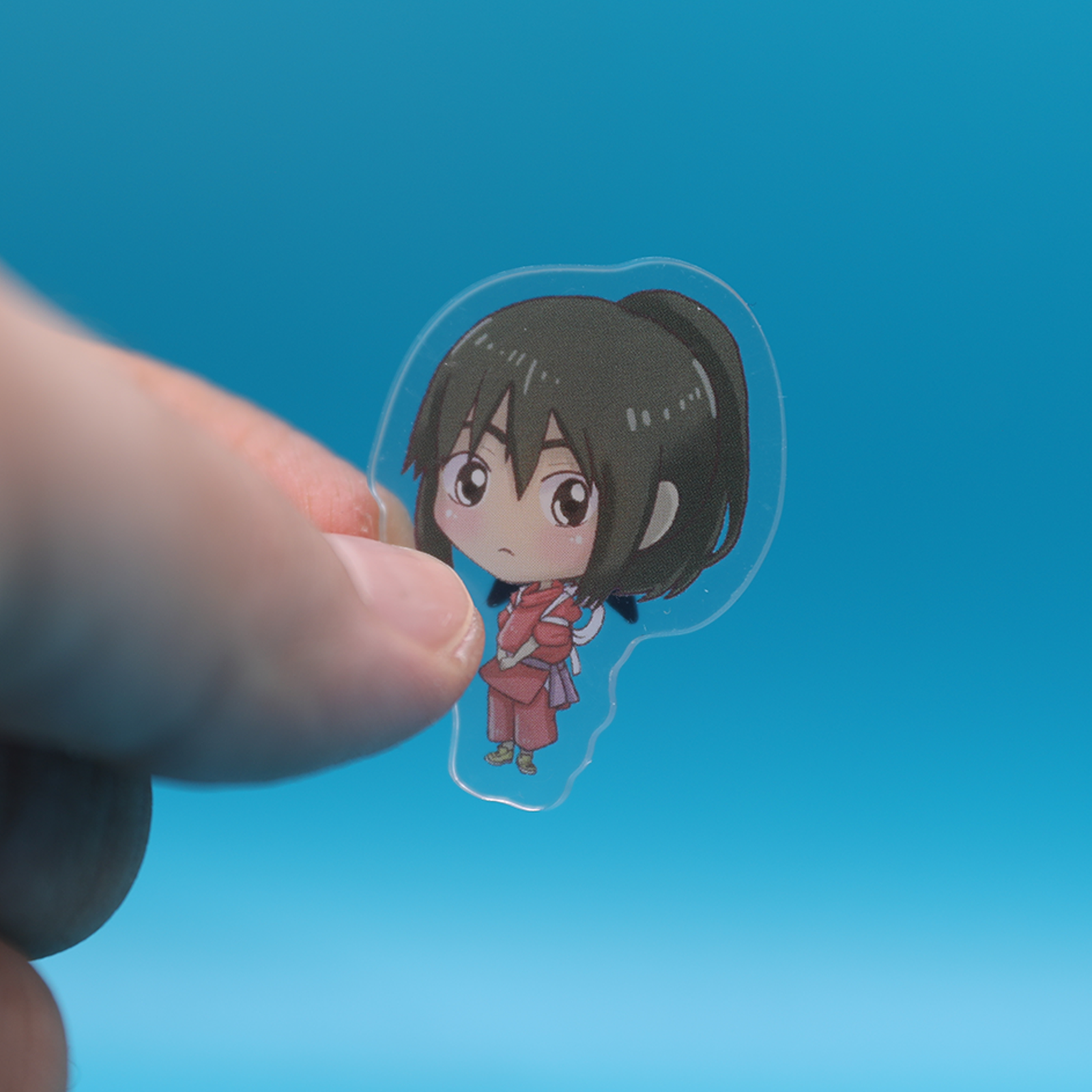 Acrylic Pin | Spirit Girl Red | 1.5 inch