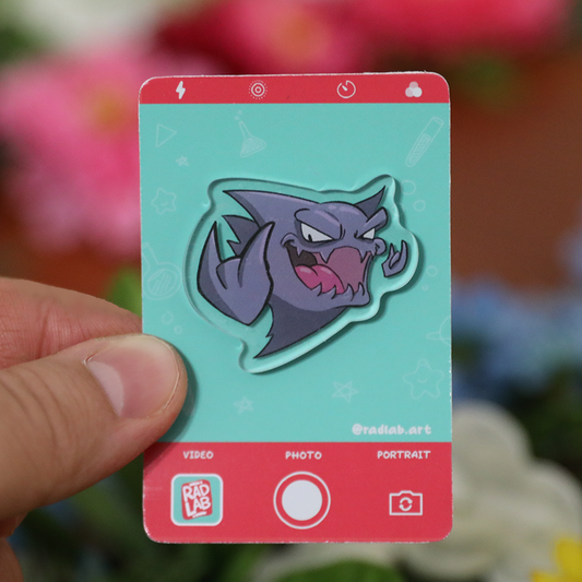 Acrylic Pin | Ghost Hands | 1.5 inch