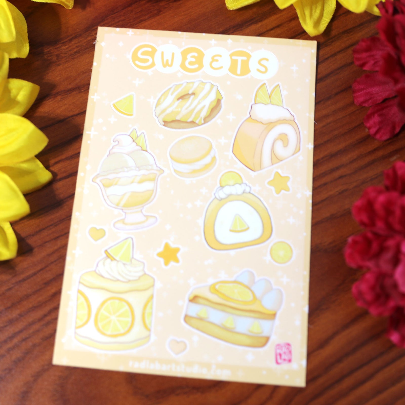 Sweets | Waterproof Vinyl Stickers | 4x6 inches