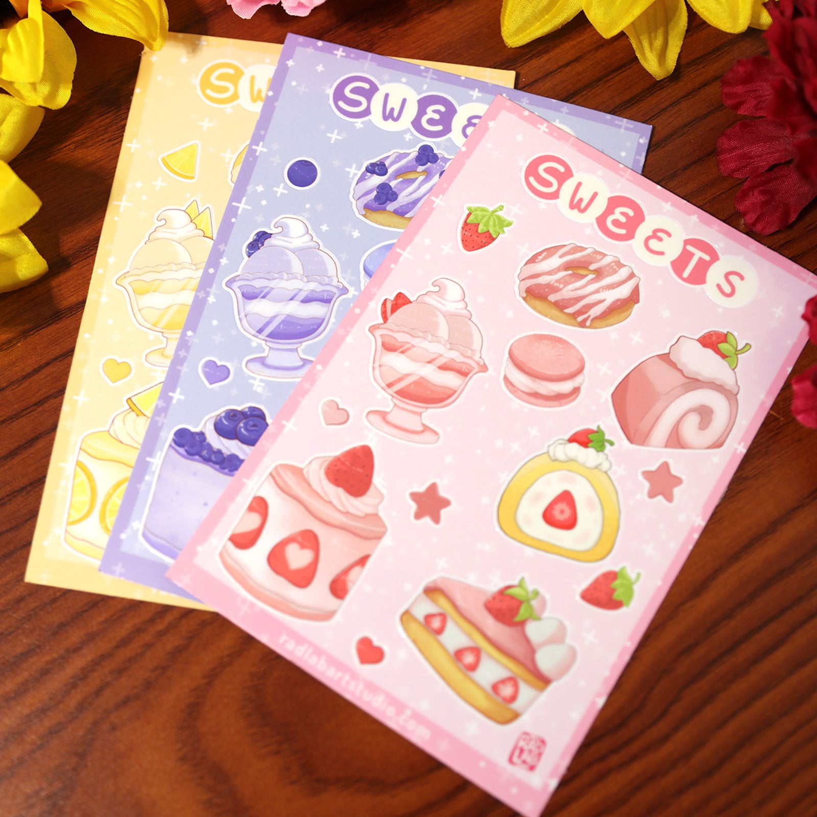 Sweets | Waterproof Vinyl Stickers | 4x6 inches