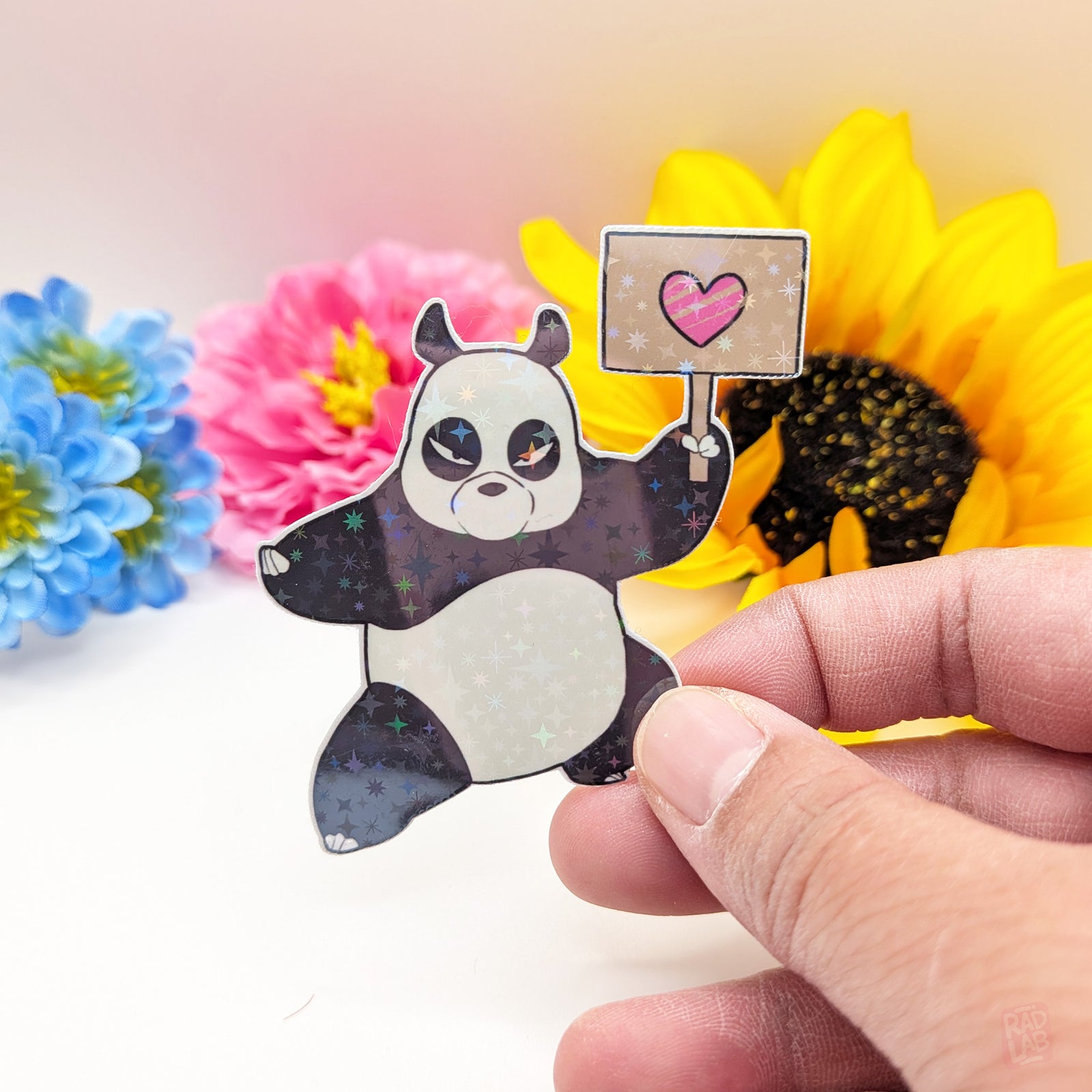 Papa Panda | Waterproof Matte Vinyl Sticker