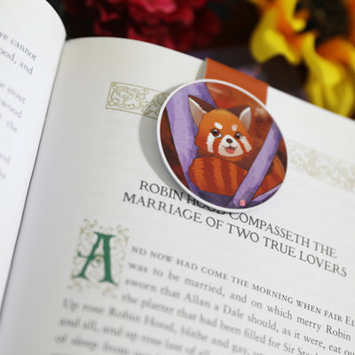 Red Panda | Magnetic Bookmark | Page Marker