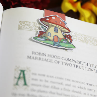 Mushroom House | Magnetic Bookmark | Page Marker