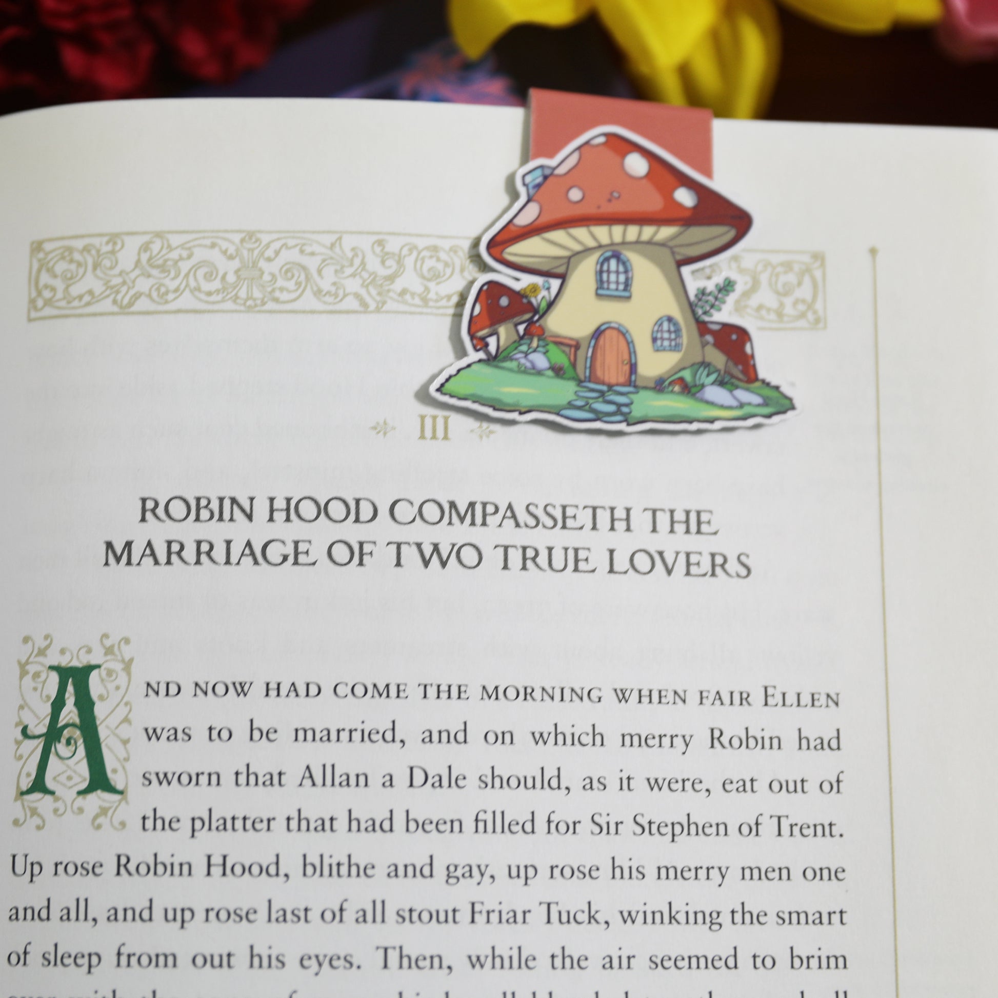 Mushroom House | Magnetic Bookmark | Page Marker