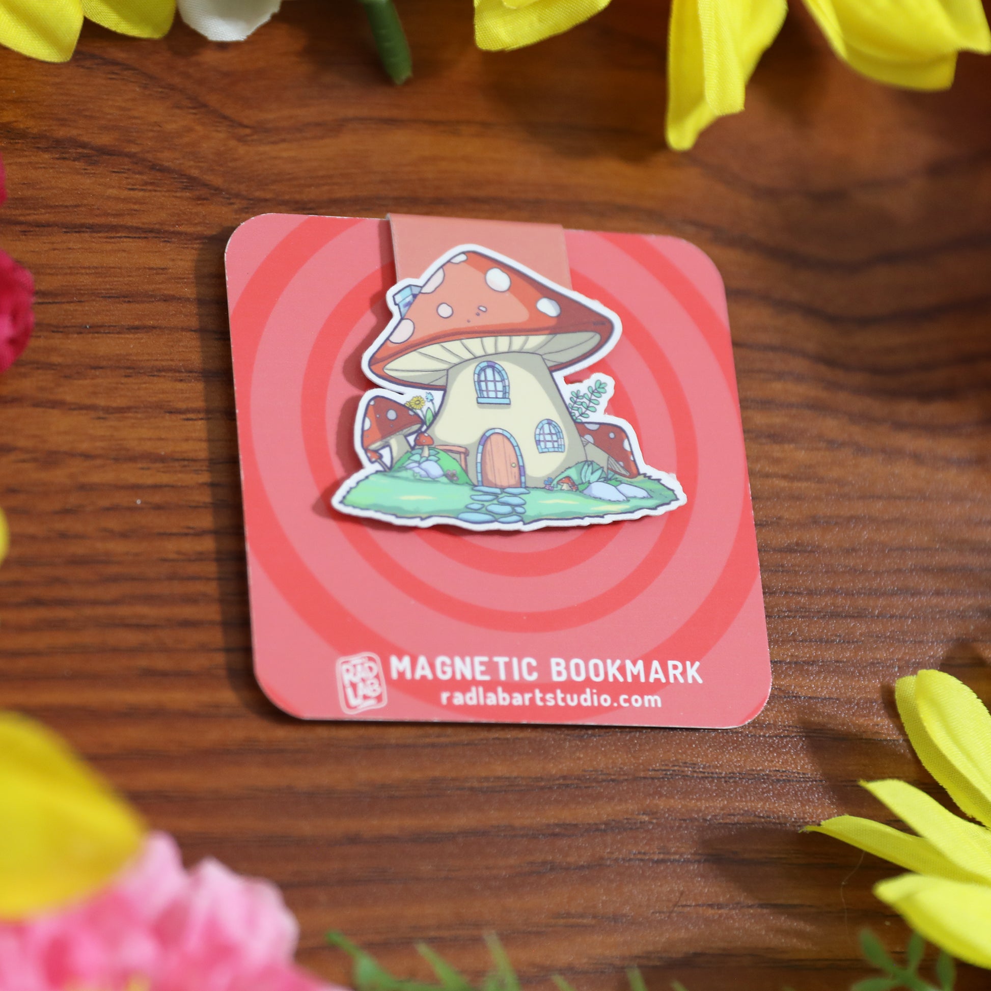 Mushroom House | Magnetic Bookmark | Page Marker