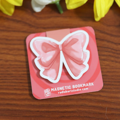 Pink Ribbon | Magnetic Bookmark | Page Marker