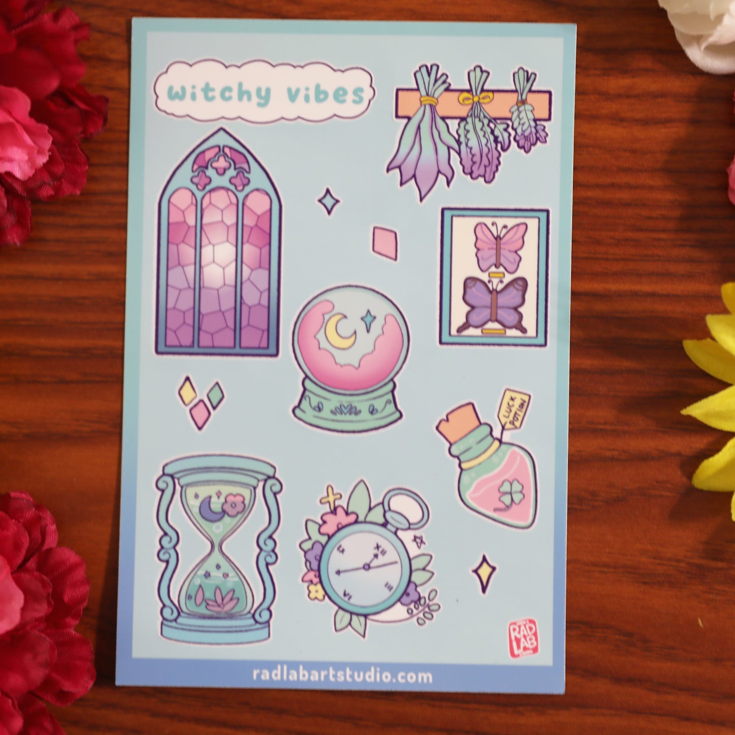Witchy Vibes| Waterproof Vinyl Stickers | 4x6 inches