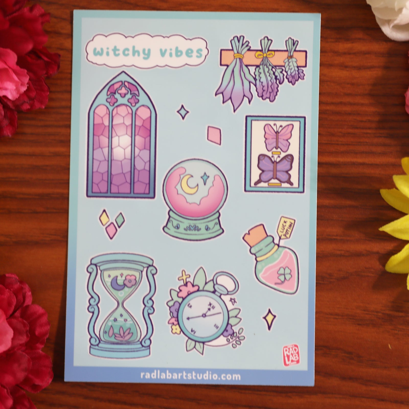 Witchy Vibes| Waterproof Vinyl Stickers | 4x6 inches