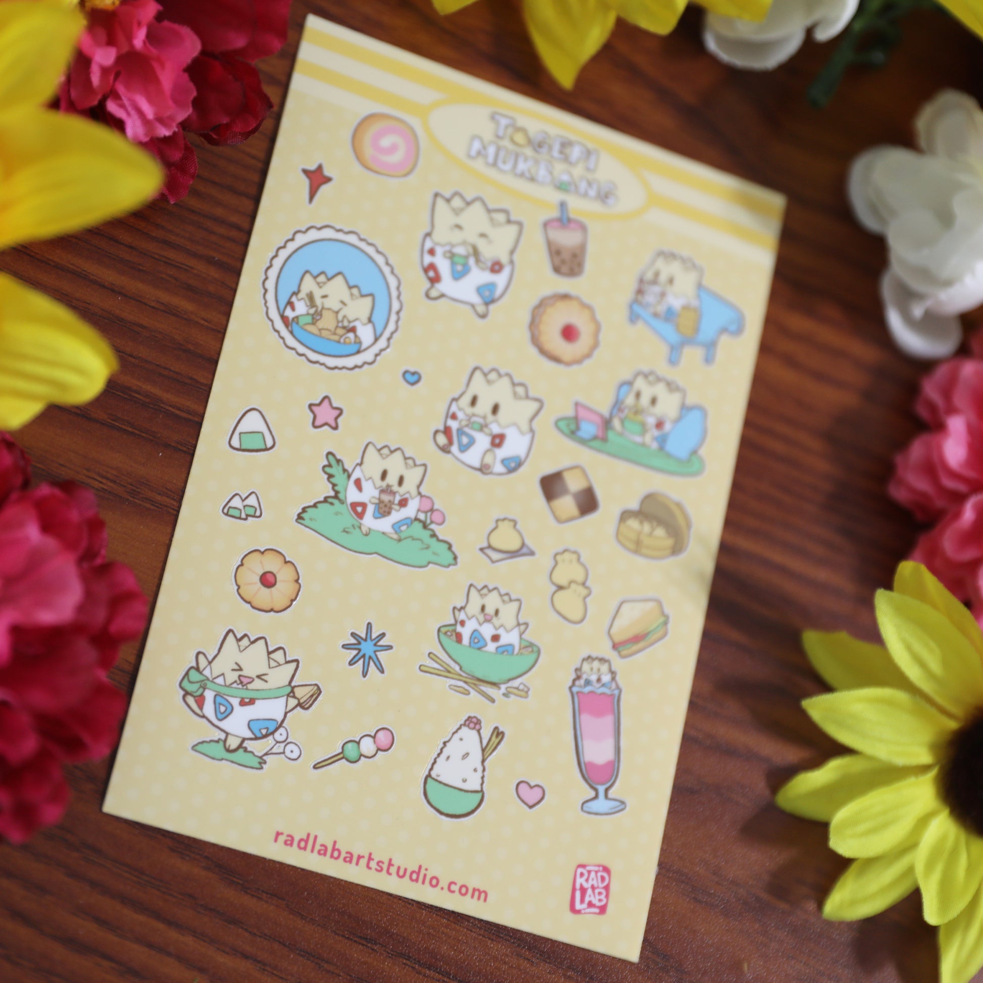 Egg Mukbang | Waterproof Vinyl Stickers | 4x6 inches