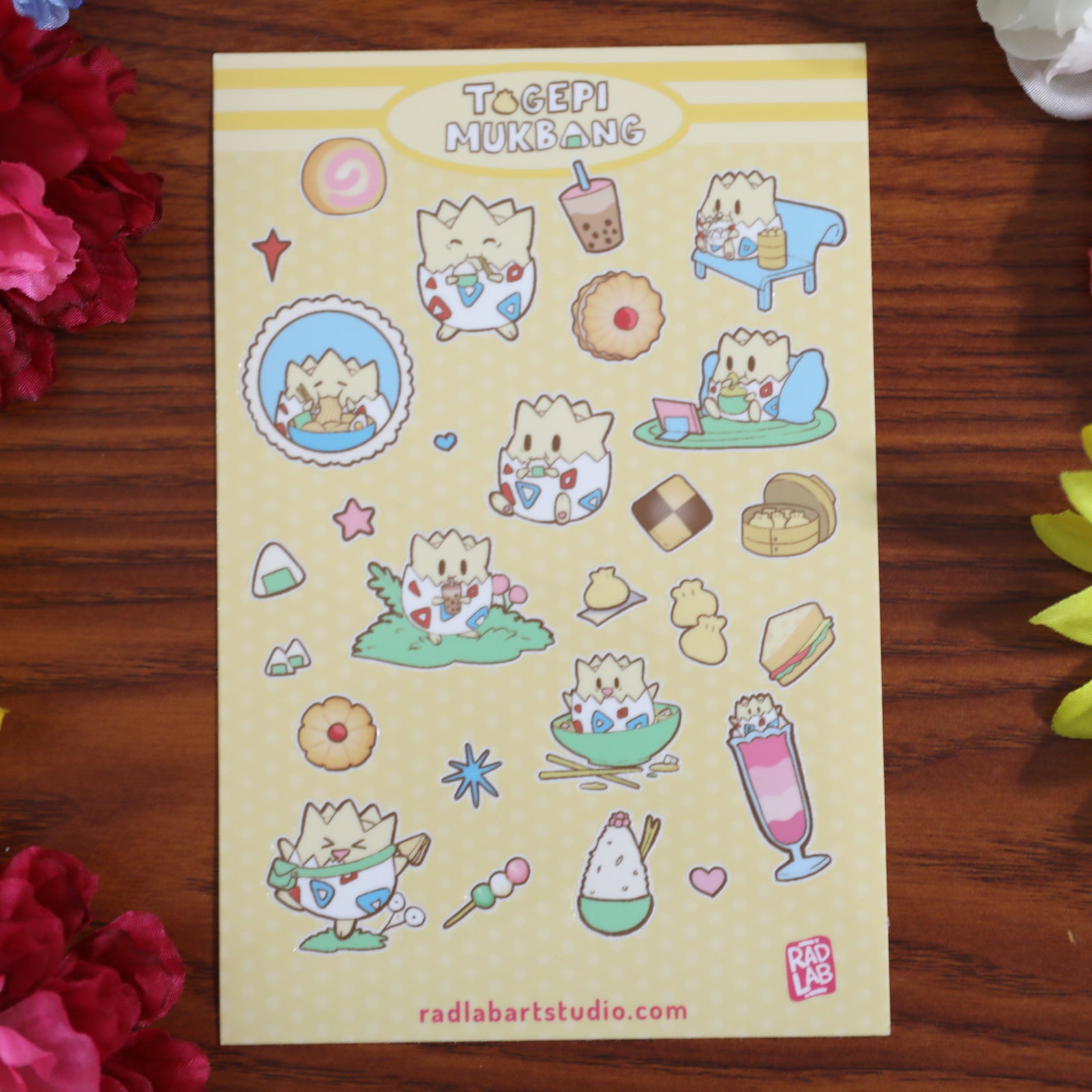 Egg Mukbang | Waterproof Vinyl Stickers | 4x6 inches