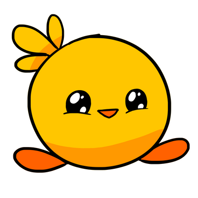 Piki Pii Sparkly Eyes | Kawaii Waterproof Matte Vinyl Sticker