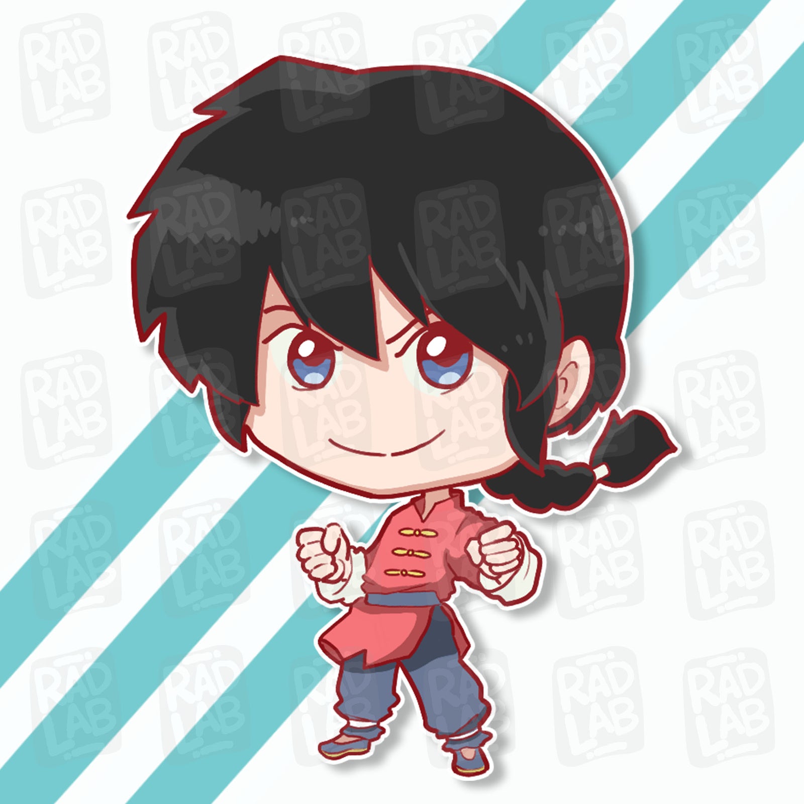 Boy Type Ranma | Waterproof Matte Vinyl Sticker