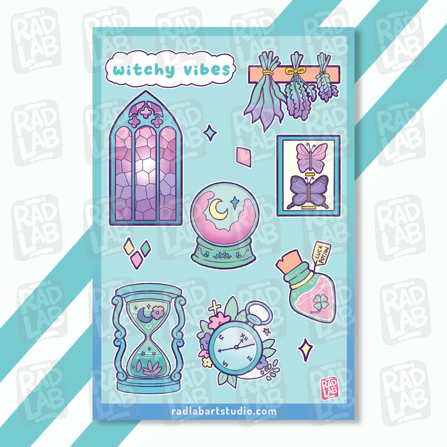 Witchy Vibes| Waterproof Vinyl Stickers | 4x6 inches