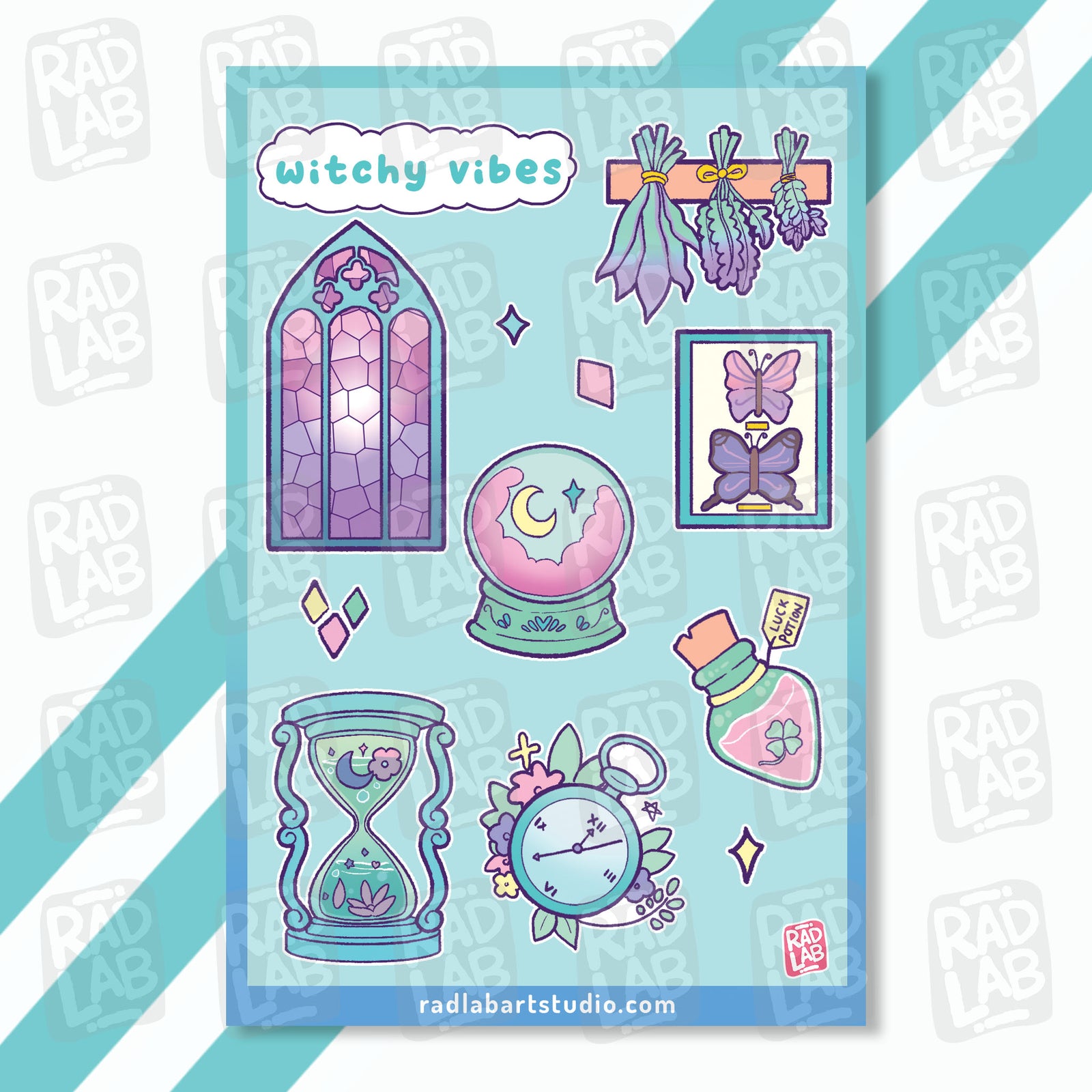 Witchy Vibes| Waterproof Vinyl Stickers | 4x6 inches
