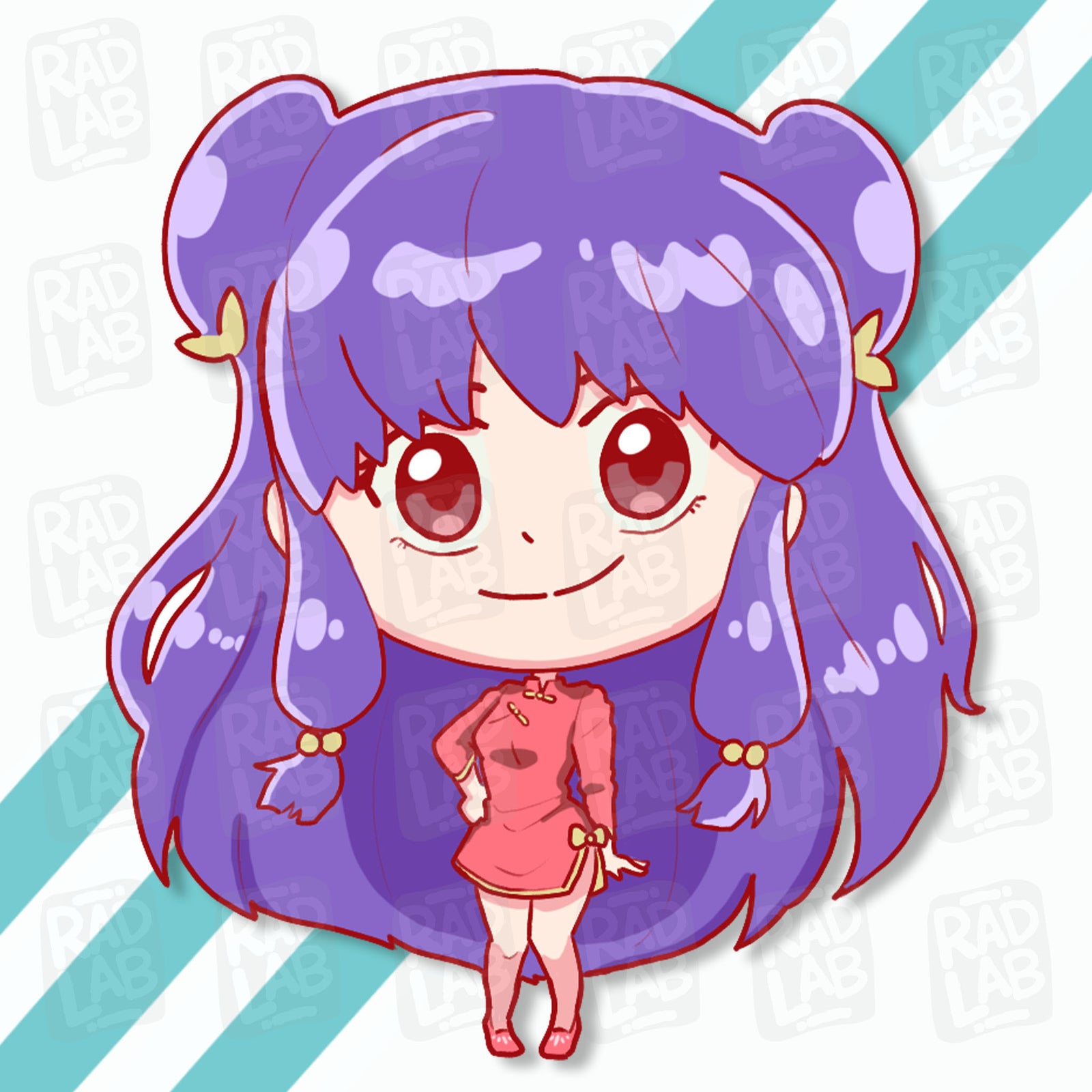 Chinese Amazon Girl | Waterproof Matte Vinyl Sticker