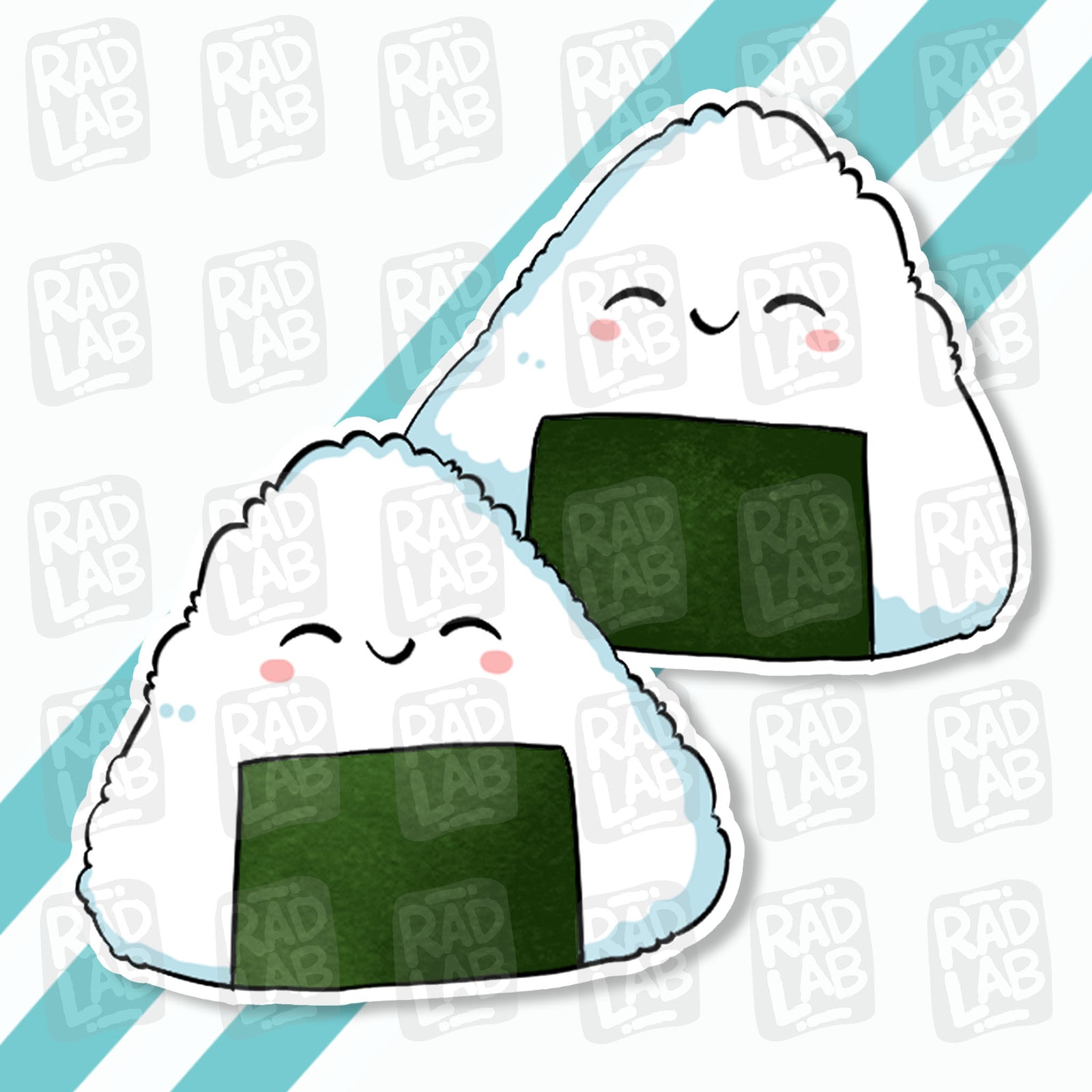Onigiri Twins| Waterproof Matte Vinyl Sticker