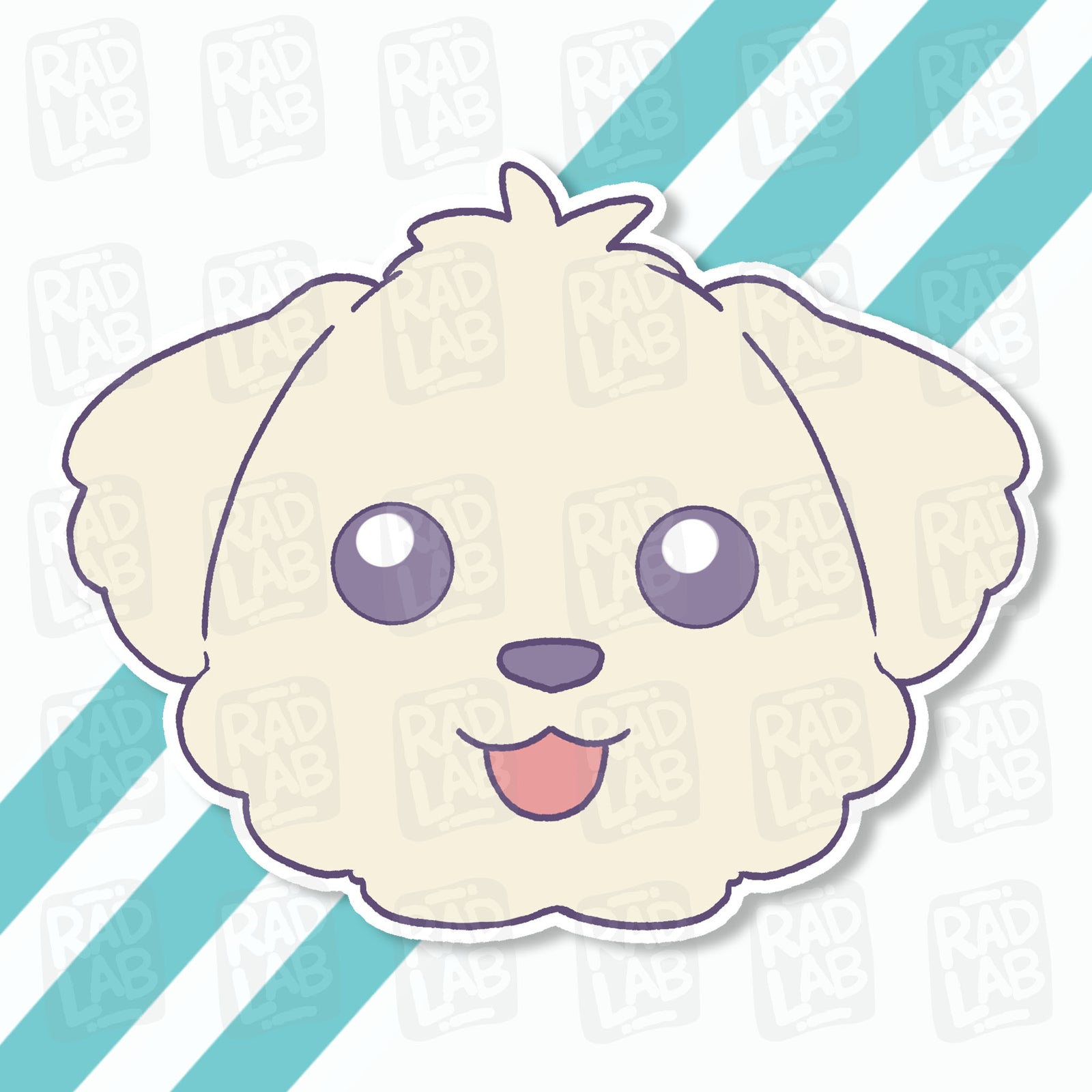 Kawaii Maltese | Waterproof Matte Vinyl Sticker