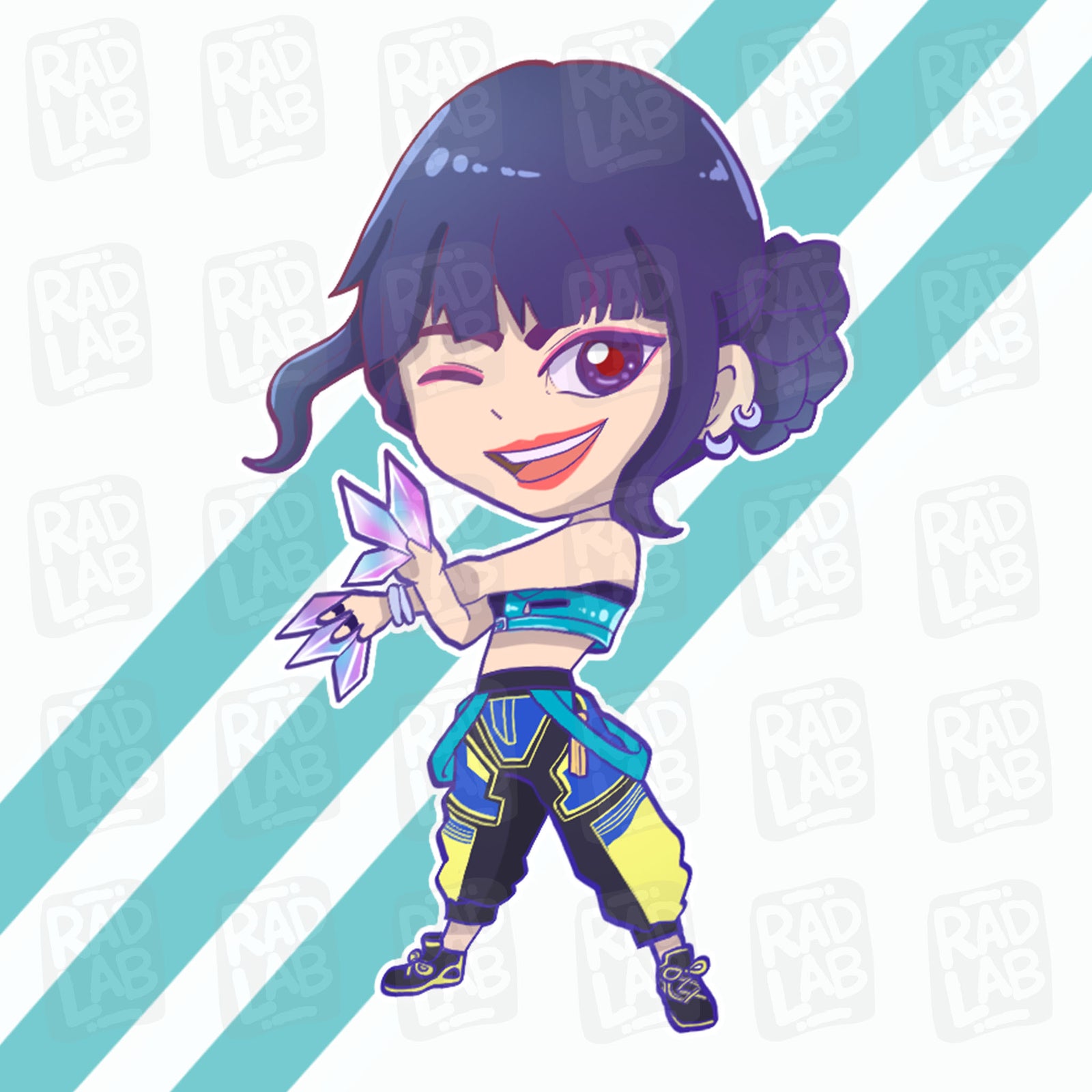 Zoey Hunter | Waterproof Matte Vinyl Sticker