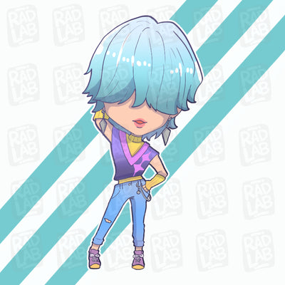 Mystery Saja Vinyl Sticker