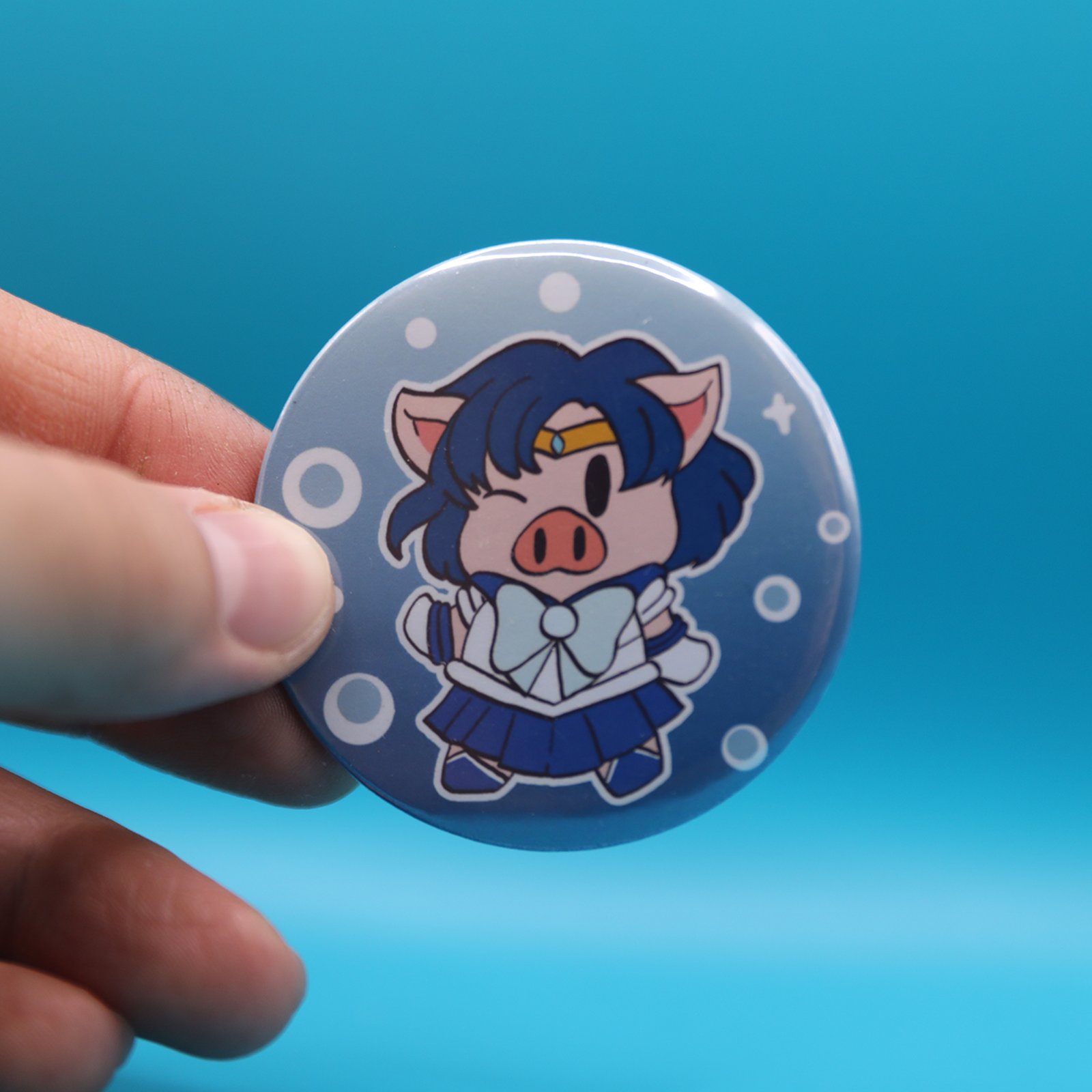 Button Pin | Lab Pigs Sailor Scouts | 2.28 inches | Bundle