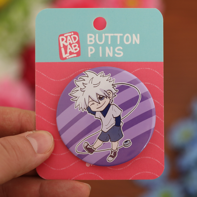 Button Pin | Chibi Kil | 2.28 inches