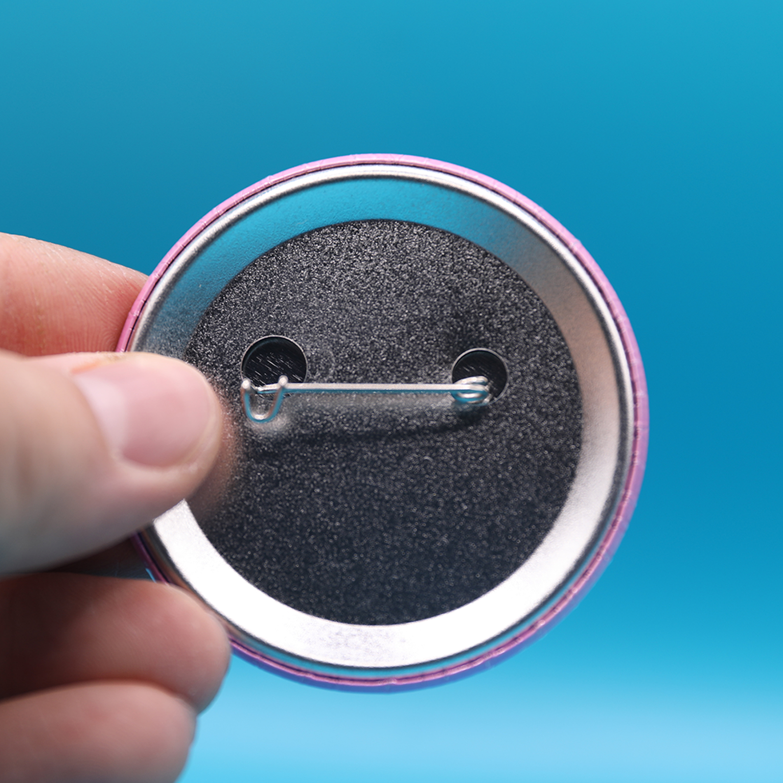 Button Pin | Pink Face | 2.28 inches