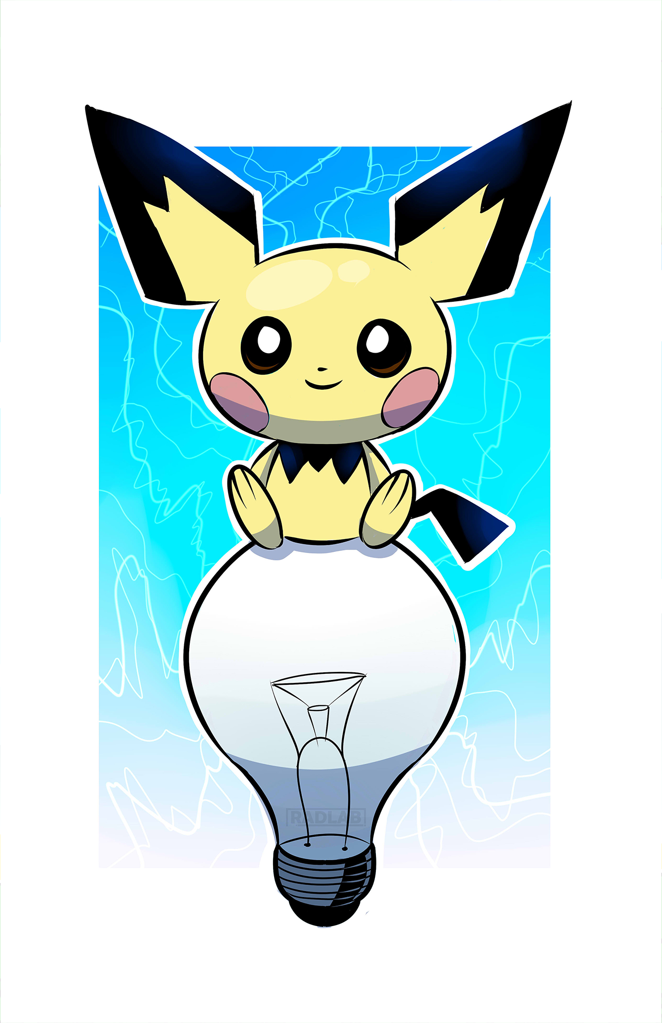 Prints | Lightbulb Mouse | 11x17 inches