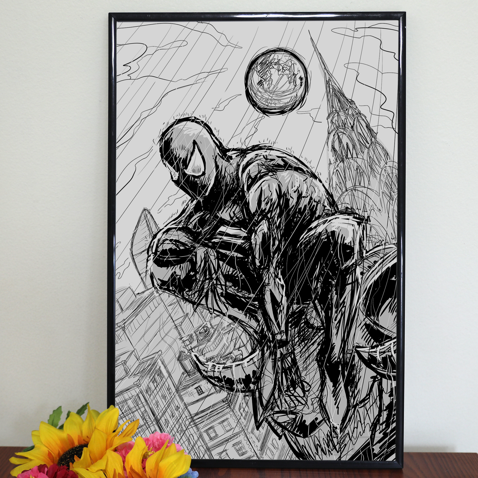 Prints | Spider BxW | 11x17 inches